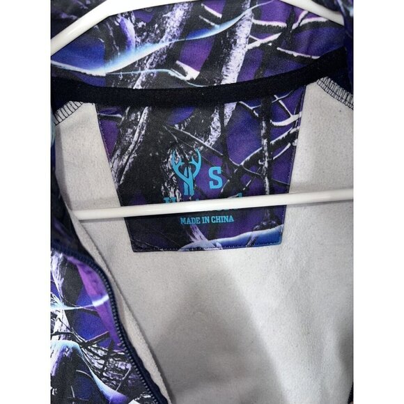 Huntworth Full Zip Jacket Oak Tree UltraViolet Size Small Women’s R - Picture 4 of 8